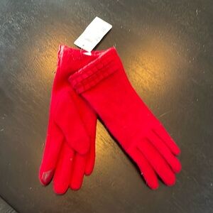 Red gloves